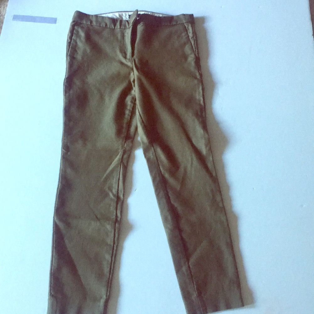 J crew cotton khaki pants